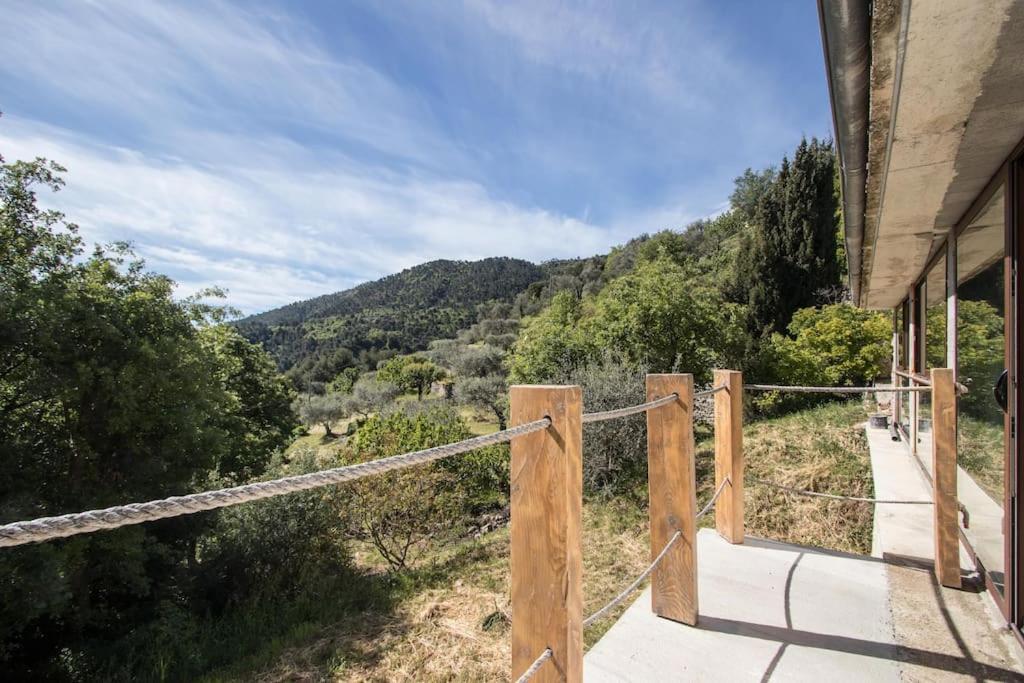 Bas De Villa Au Milieu Des Oliviers. Chateauneuf-Villevieille Buitenkant foto