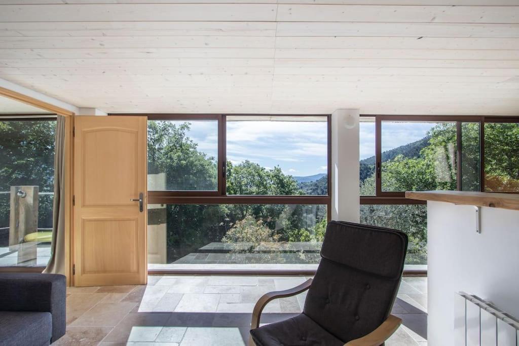 Bas De Villa Au Milieu Des Oliviers. Chateauneuf-Villevieille Buitenkant foto